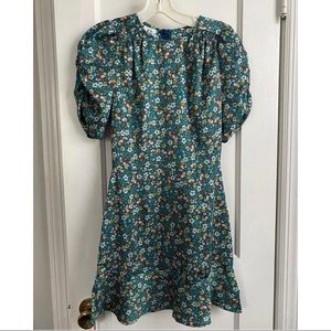 FLORAL BLUE DRESS